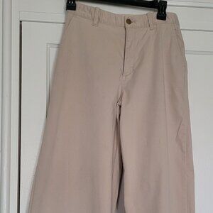 Wide-Leg Tan Caslon Pants Size 4.
